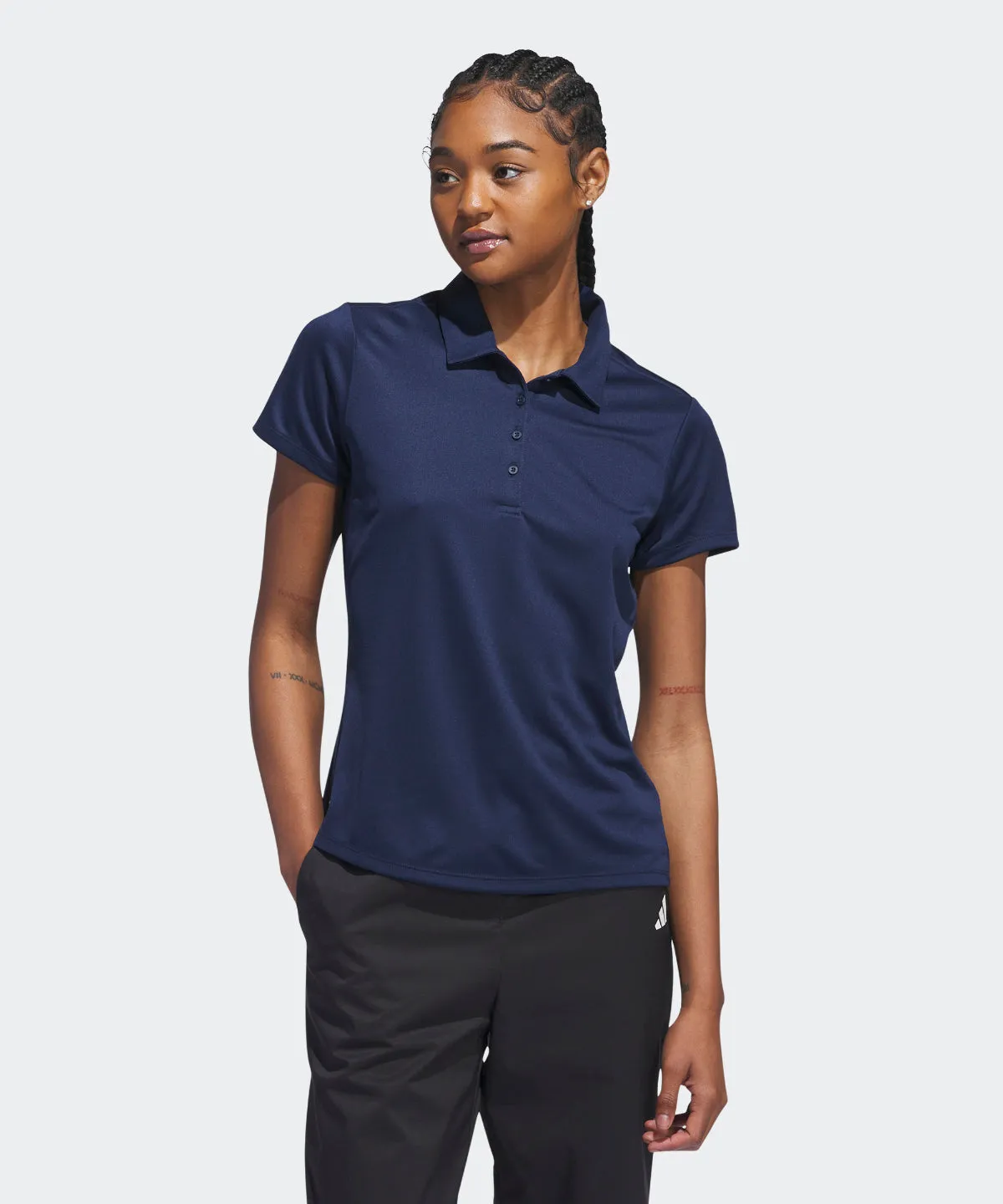 Womens adidas Performance polo | Black