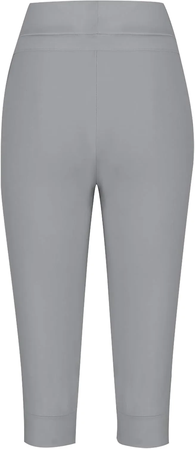 Womens Capris Joggers Pants Baggy Crop Sweatpants Lightweight Running Cropped Slacks Athletic Sports Soft Loun