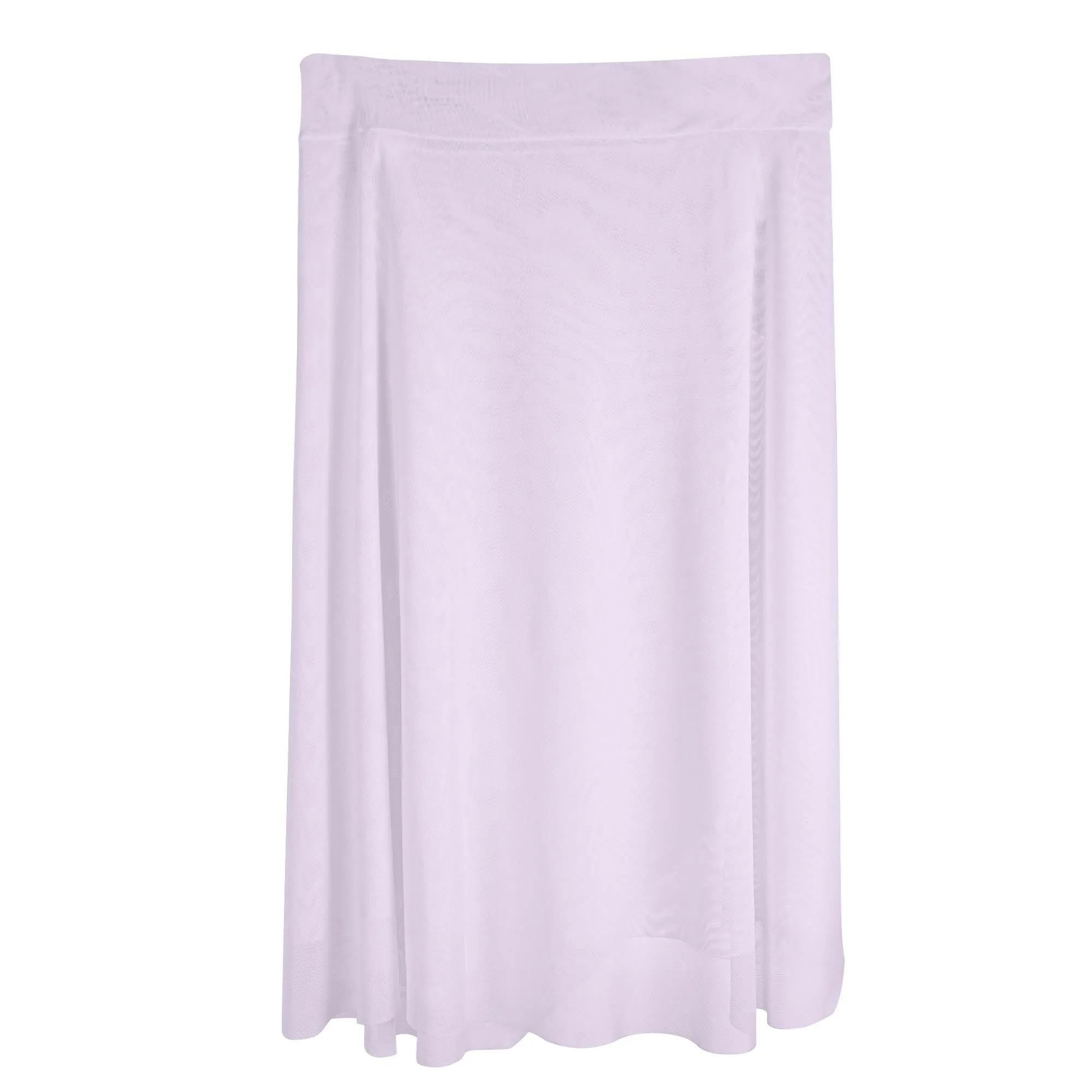 Womens Light Plum Swimsuit Cover Up Ruffle Tie Side Beach Sarong Wrap Maxi Skirt