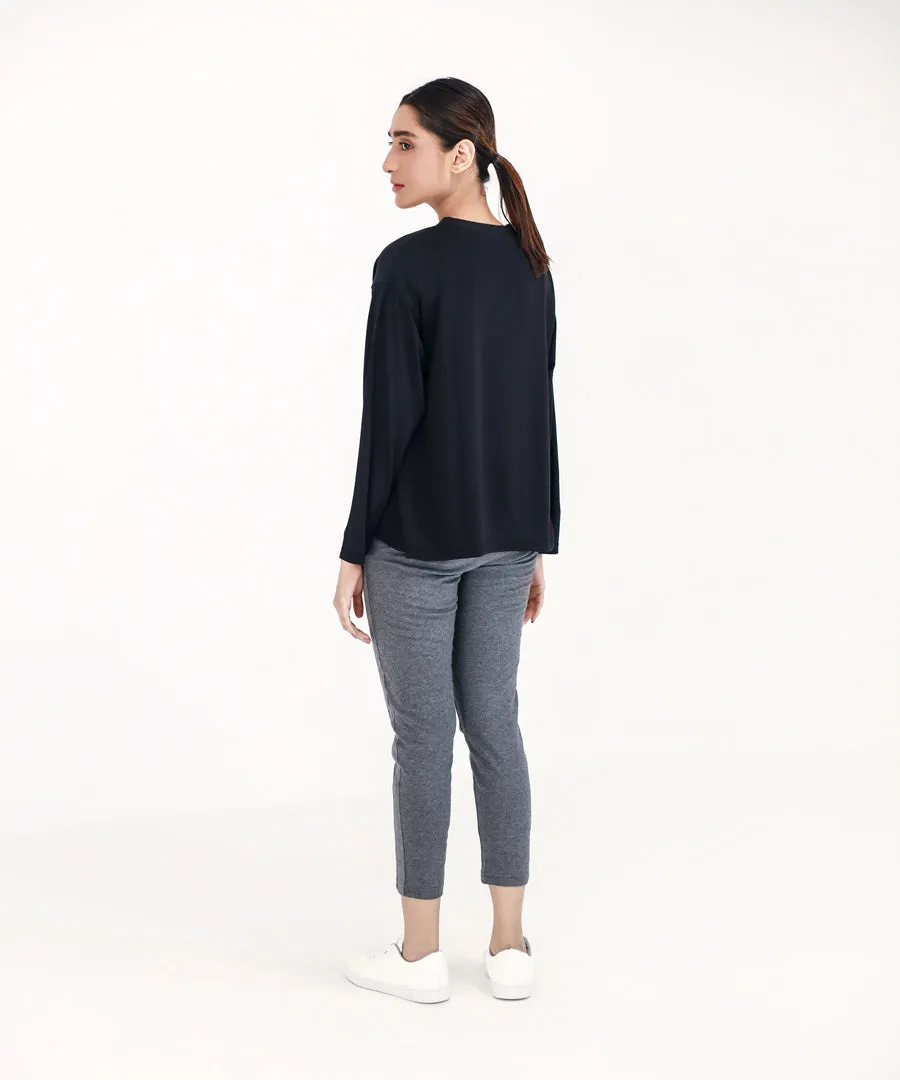 Women's Ribbed Panel Tee