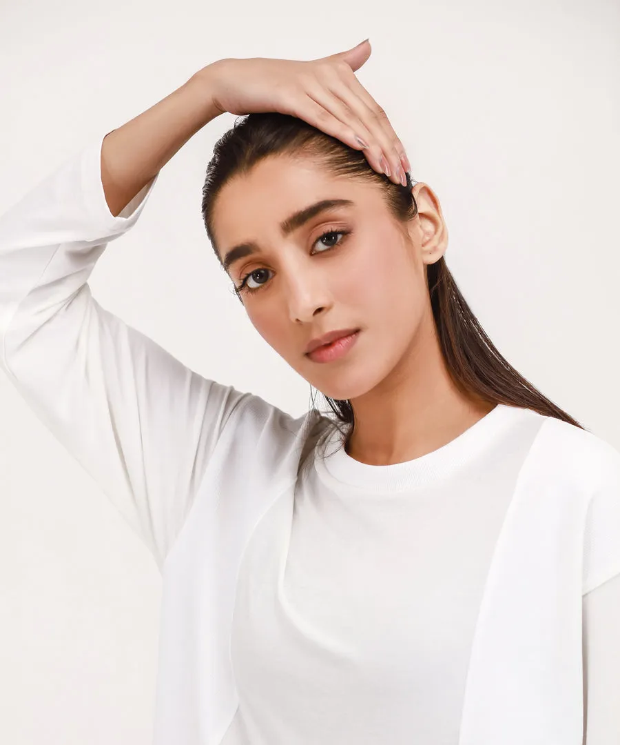 Women's Ribbed Panel Tee