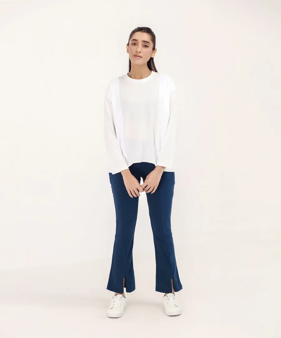 Women's Ribbed Panel Tee