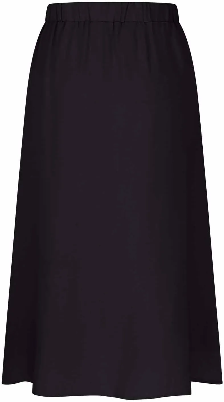 Womens Summer Button Maxi Skirt Boho A-Line Flowy Elastic High Waist Beach Long Skirts with Pockets Loose Fit