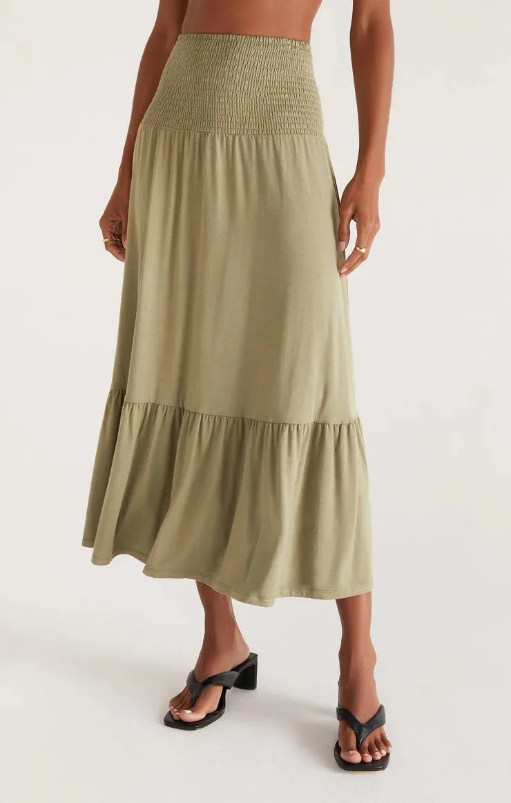 Z Supply Sadie Convertible Skirt & Dress - Soft Olive