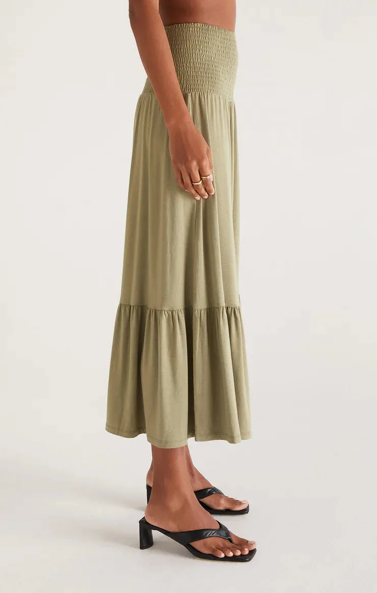 Z Supply Sadie Convertible Skirt & Dress - Soft Olive
